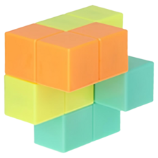 永駿 磁力積木, 磁力積木 7塊 實色彩色