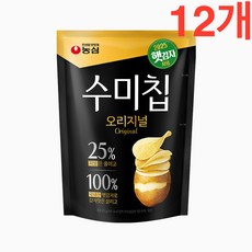 농심 수미칩 오리지널, 85g, 12개