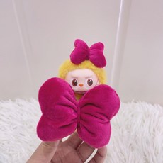팝마트 라부부 미니 인형옷 4세대 내마음속의 비밀번호 시리즈 전용 인형 의상 리본 세트, 4.0 미니 라부보바 옷 인형 없음, 레드 리본 세트