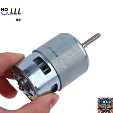 台灣優品 電動割草機 馬達 775 電機 12/21V 齒輪 5MM軸 適用於 園藝割草機 無繩充電鑽螺絲刀 3L優選, 1個, 12V