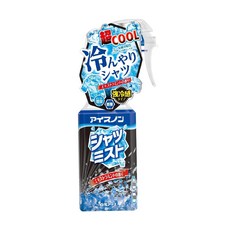 白元アース アイスノン シャツミスト 衣物清涼噴霧 酷涼薄荷香 300ml, 1個
