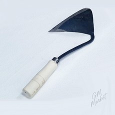 국산 주물 보통 호미 나무 손잡이 농기구 원예 잡초 제거 텃밭 가꾸기 도구 손 용품