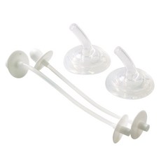 그린핑거 베베그로우 교체용 일반빨대 리필 2p, 1개, 투명