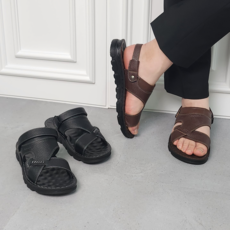 슬레진저 남성 미끄럼방지 샌들 슬리퍼 겸용 SL-3838