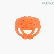 [플렉사] 코끼리 아기띠 치발기 오렌지, 상세 설명 참조, 사이즈:ONE
