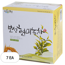 녹차수도보성 보성 현미녹차 티백, 1.5g, 50개입, 7개