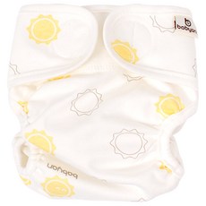 베이비앙 통풍이 잘 되는 기저귀 커버(원사이즈/입체형), 06순면 입체형 기저귀커버(신생아~15개월)희망이, 1개
