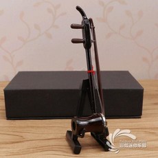 刻字迷你樂器模型擺件古箏二胡琵琶柳琴 副廠商品, 1個, 10釐米二胡 送盒子支架