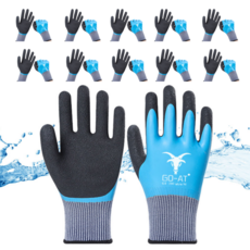 고트 밀착핏 방수 이중코팅 작업장갑 10켤레, GT-700  M, 10개