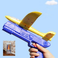 led 발사 비행기총 / 어린이 슈팅 완구세트 (색상 랜덤), 미니, 1개
