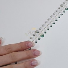 가온로그 셀프제본 클릭링 투명 12mm 제본링플라스틱