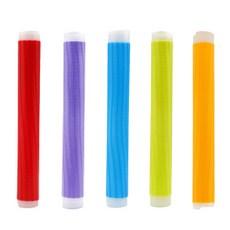 SUNFC 실리콘 튜브그립 낚시대 그립 테니스 그립 골프채 그립 각종라켓 그립, 옐로우