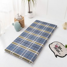 전기매트커버 매트커버 전기장판커버 온열매트 온수 전기 온수매트, 스트라이프 체크