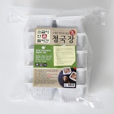 [산지발송] 정들콩 재래식 국산 청국장 무염청국장 [냄새없음], 100g, 10개