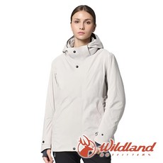 wildland 荒野 女Polartec中空輕量極暖防水可拆帽外套 冰山灰 0B32905