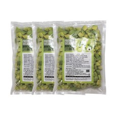 산들네이처 아보카도 다이스 냉동아보카도 아보카도요리 아보카도샌드위치 과카몰리 1.5kg (500g x 3봉), 3개, 500g