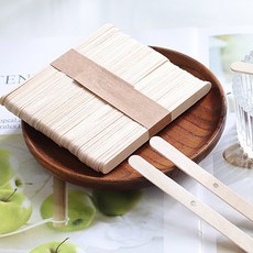 둘픽 캔들부자재 심지 홀더 나무 50개, 1세트