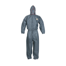 유한킴벌리 컴포트 보호복 방제복 후드 주머니 일회용작업복 회색 1벌, 특대형 XL-43083, 1개