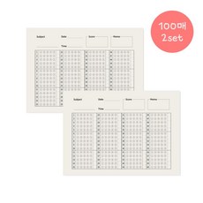 차카다문방구 OMR카드 오지선다 60문항 오엠알카드, 06. 베이지