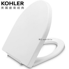 KOHLER Reach 馬桶蓋 (附緩降功能) K-4087X-0, 1個