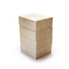 아이베란다 원목 사각 몽땅각재 작은사이즈 소품 교육 가구 다리 받침, 4개, 소나무 원목 38x89x100mm