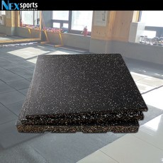 넥스스포츠 블록매트15T 고무타일매트 저소음매트 충격흡수매트