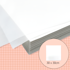 식품 코팅 유산지 33X33 500매 화이트 김밥 포장지 노루지, 1박스, 500개입