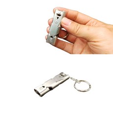 스텐 생존 호루라기 등산 호각 고주파 휘슬 150dB랜덤, 1개