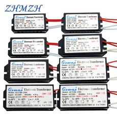 AC220V ~ 12V 전자 변압기 60W 80W 105W 할로겐 램프 크리스탈 G4 라이트 비즈, 07 105W, 1개