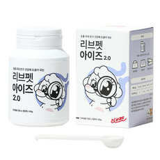 리브펫 아이즈 강아지 고양이 눈 눈물 눈물자국 항산화제 분말형 영양제, 60g, 눈물개선/눈건강, 1개