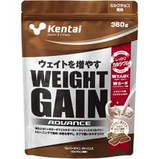 Kentai NEW 웨이트 게인 어드밴스 밀크 초콜릿 360g, 1개