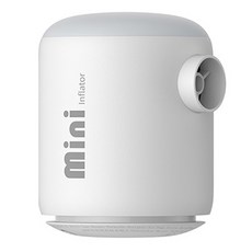 倍思Baseus PocketGo迷你便攜電動充氣泵 戶外露營充氣墊泳圈快速充氣, 白, 1個