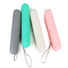 칫솔케이스 칫솔보관함 휴대용칫솔케이스 양치컵, 화이트, 1개