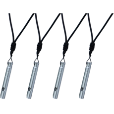 2개 세트 방범 생존 휘슬 호루라기 목걸이 호신용, 2세트, 스텐(T4673) 2개