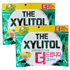 오리온 더 자일리톨 리필백, 122g, 2개