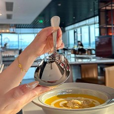 316不鏽鋼分菜勺 加厚加大勺頭 公用勺, 1個, 316鋼丨加厚加大勺頭分餐勺 一支裝