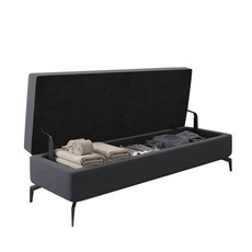대기실 벤치소파 등받이 없는 수납 쇼파 스툴 수납장, 150x45x45 (1918-17), 1개