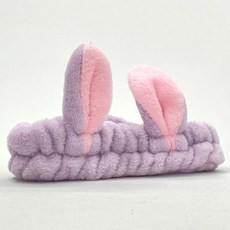 머리고정 토끼 세안밴드 퍼플, 1개, 상세페이지 참조