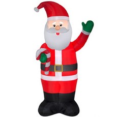 洋洋小品7呎充氣聖誕老公公，LED燈光裝飾，節慶場地佈置首選，中壢平鎮聖誕節飾品, 1個