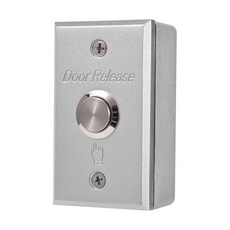 8mm 알루미늄 합금 푸시 투 엑시트 버튼 액세스 제어 시스템용 NO/NC 기계식 비상 출구 스위치, 박스 포함 8.9 x 4.9cm(3.38 x 1