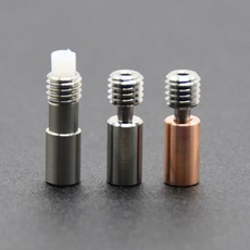 3D打印機配件 Ender 3 S1 雙金屬喉管 鈦合金不鏽鋼喉管, 1個, 不鏽鋼喉管（帶2*4鐵氟龍管）