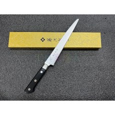 工具家達人 藤次郎 日本製 F-828 麵包刀 吐司刀 VG-10鋼材 鋸齒切邊刀, 1個, Black