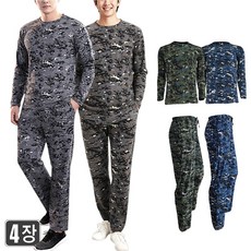 2+2 웨어몬 여름 WF 밀리터리 고탄력 냉감 상의 하의 4장 랜덤세트 일상 작업복