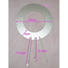 大同15人/16人電鍋維修零件：3線式電熱片，加熱器 - 直徑18.2公分