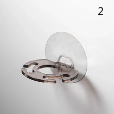 호환 자체 접착 벽 마운트 치약 디스펜서 칫솔 홀더 보관 압착기 면도기 욕실 선반, 02 Gray, 02