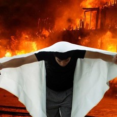 150cm x 150cm 유리 섬유 화재 담요 1.5M 화재 난연성 비상 생존 화재 대피소 안전 커버 소화기, 02 1M X 1M, 1개