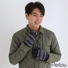 Peilou 貝柔 毛線加絨觸控手套
