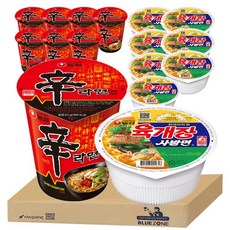 농심 소컵 세트(신라면8개+육개장사발면8개), 1개