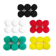 무한스토리 컬러폼폼이 40mm 컬러방울솜, 빨강