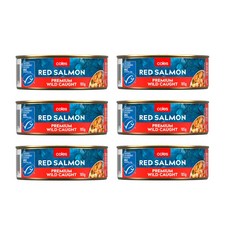 콜스 레드 연어 살몬 Coles Red Salmon, 6개, 105g